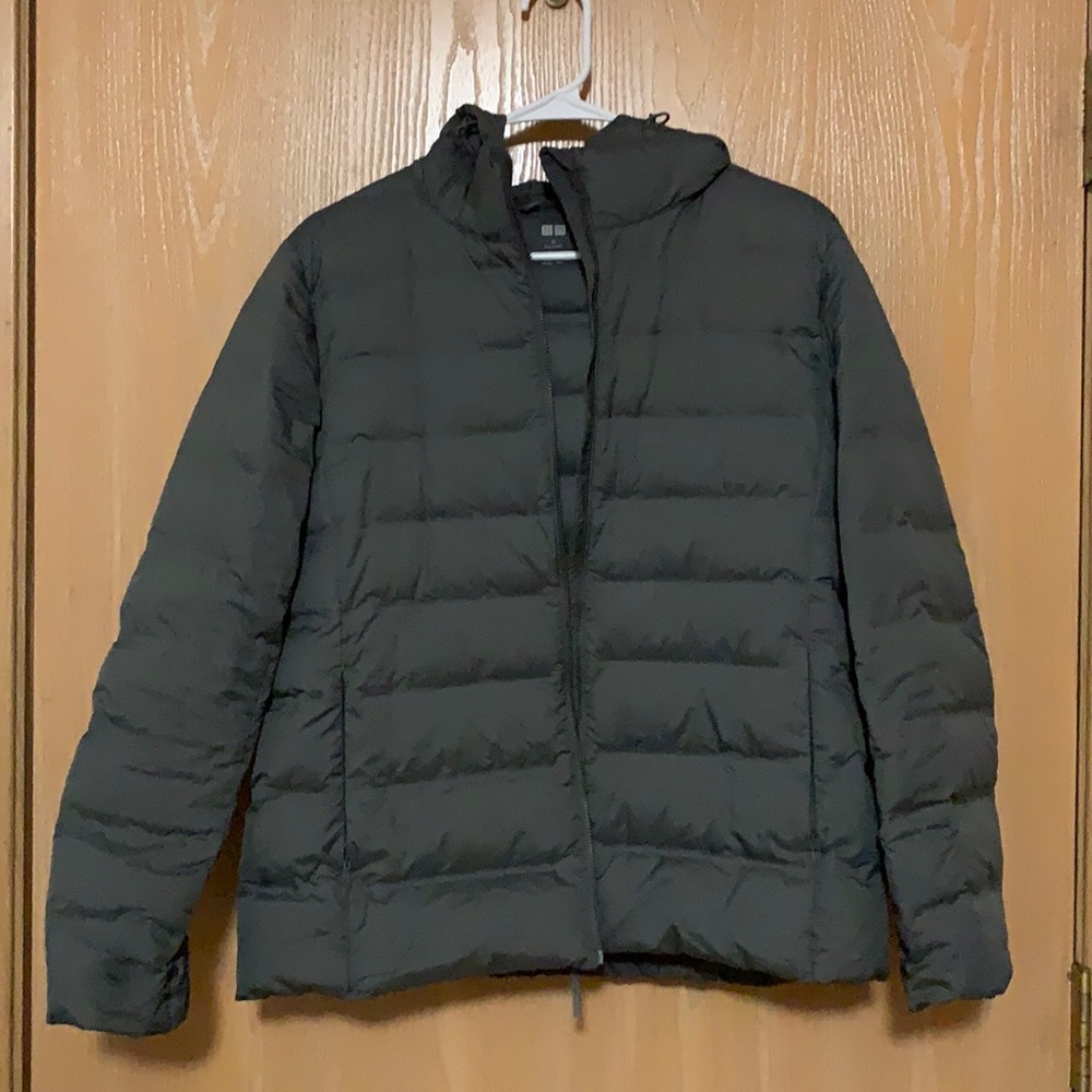 Uniqlo Green Ultra Light Down jacket